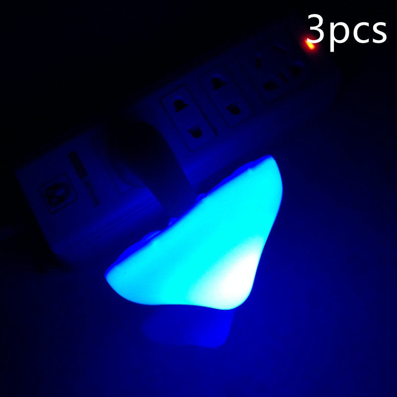 3pc LED Night Wall Socket Lamp (US plug)