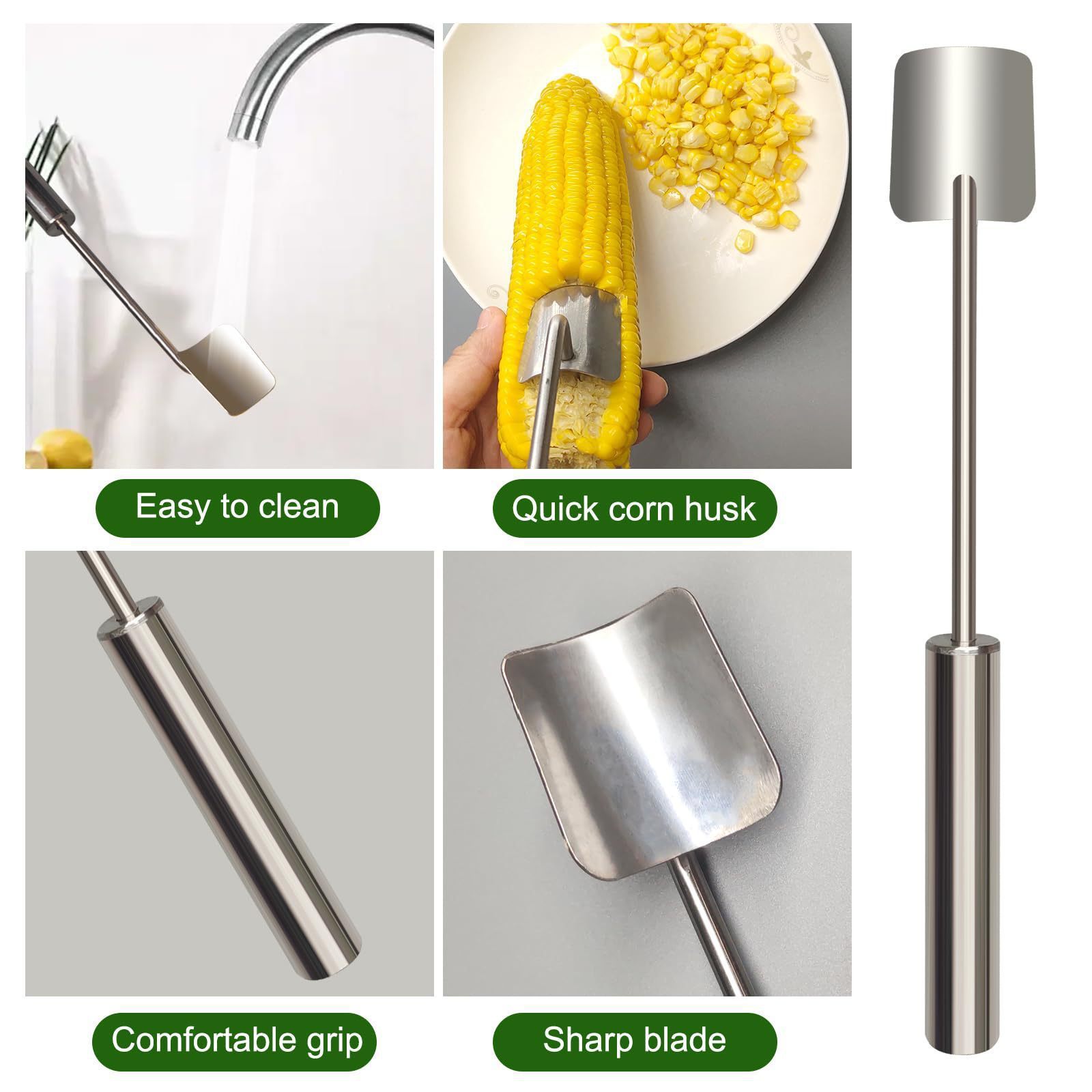 Corn On The Cob Remover & Scraper