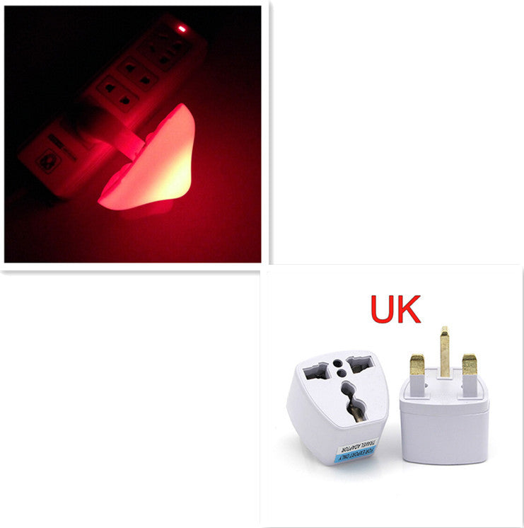 3pc LED Night Wall Socket Lamp (US plug)