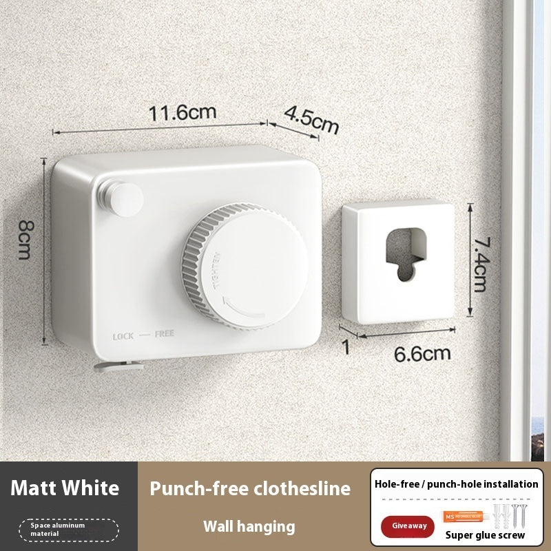 Wall mounted Indoor Clothes Hanging Line