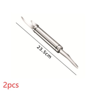2pc Multifunctional Stainless Steel Fish Scale Remover