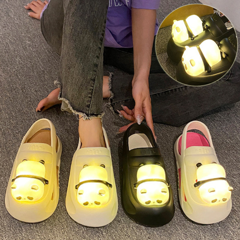 Panda Lamp Sandals