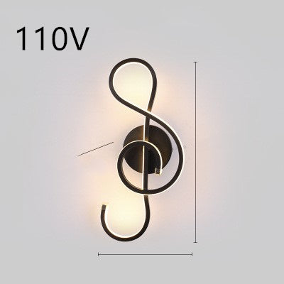 Minimalist LED wall lamp