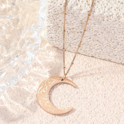 Fashion Half Moon Necklace