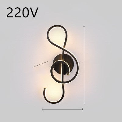 Minimalist LED wall lamp