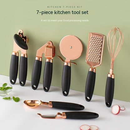 7piece Kitchen Copper Plating Peeler Set