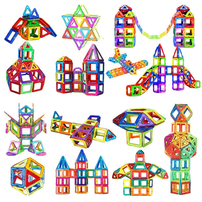 Magnetic Building Blocks DIY Kids Construction Set