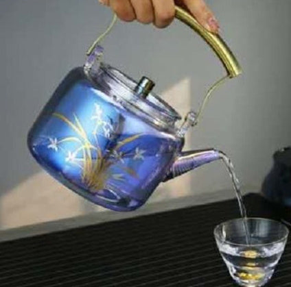 Heat-resistant Colorful Glass Kettle