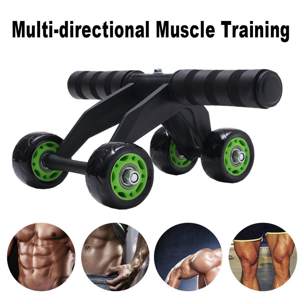 Abdominal roller with wheels