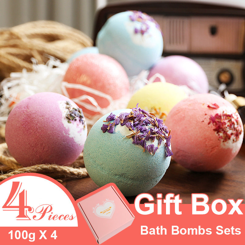 4pcs Fragrant Bath Bomb Set