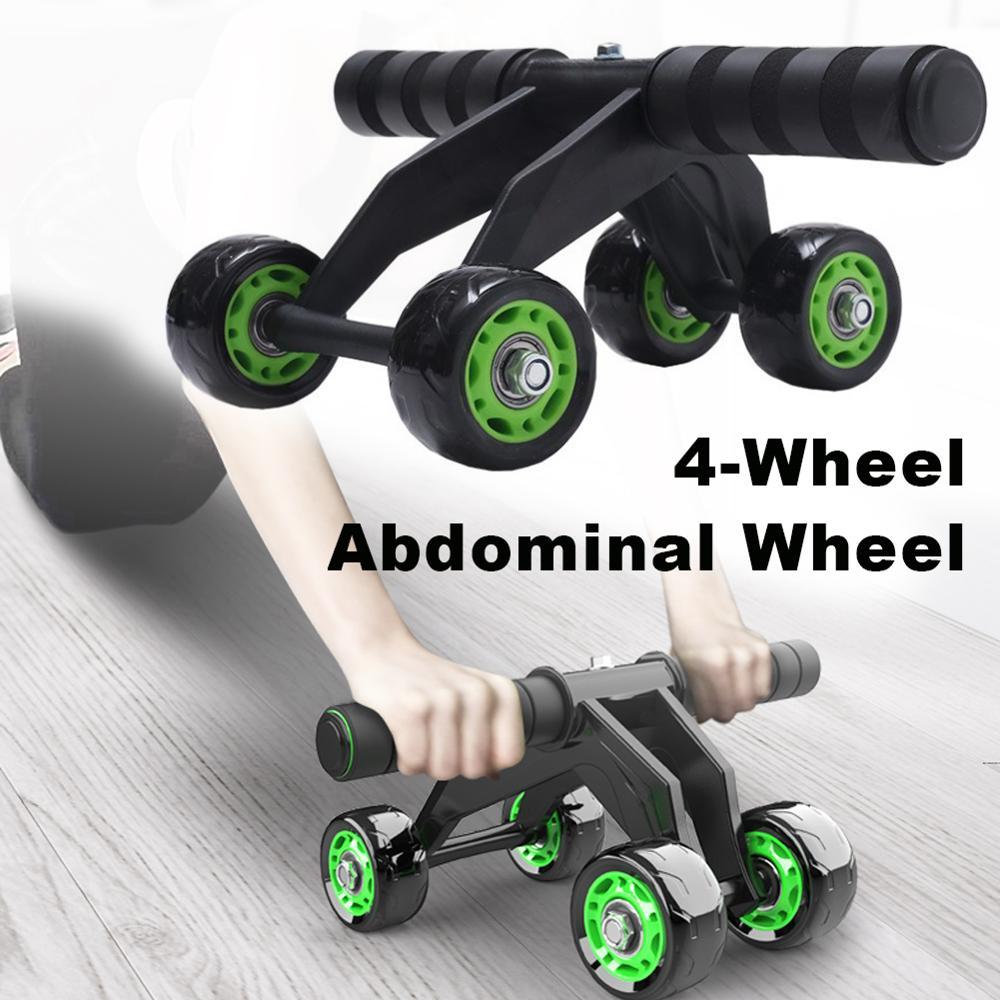 Abdominal roller with wheels