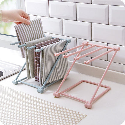 Foldable Kitchen Dishcloth Shelf