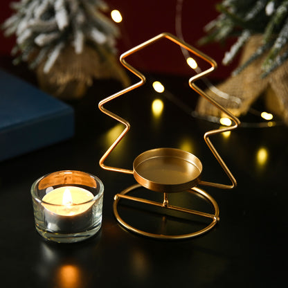 Nordic Iron Ornament Candle Holder