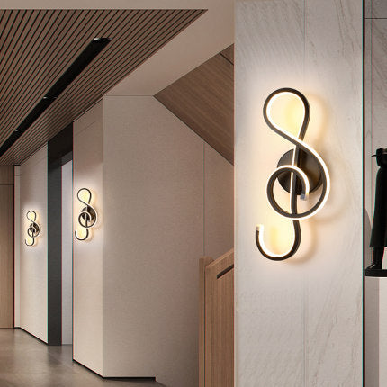 Minimalist LED wall lamp