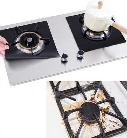 4pcs Reusable Gas Stove Protective Cover