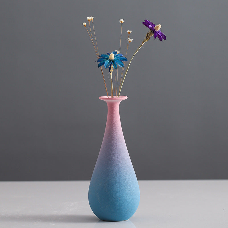 Ombre Ceramic Vase