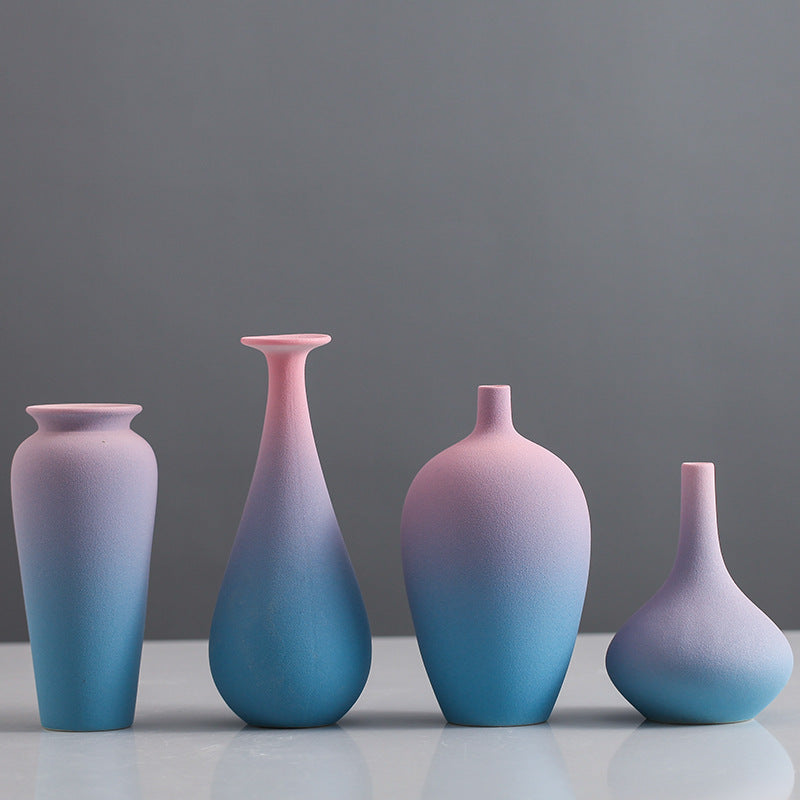 Ombre Ceramic Vase