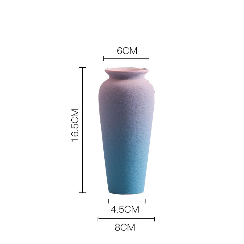 Ombre Ceramic Vase