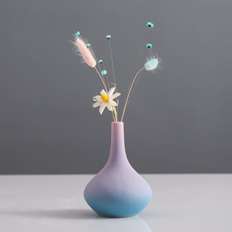 Ombre Ceramic Vase