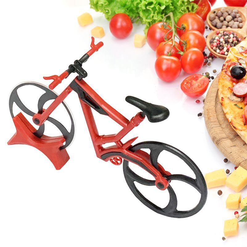 Color Bicycle Shaped Pizza Cutter