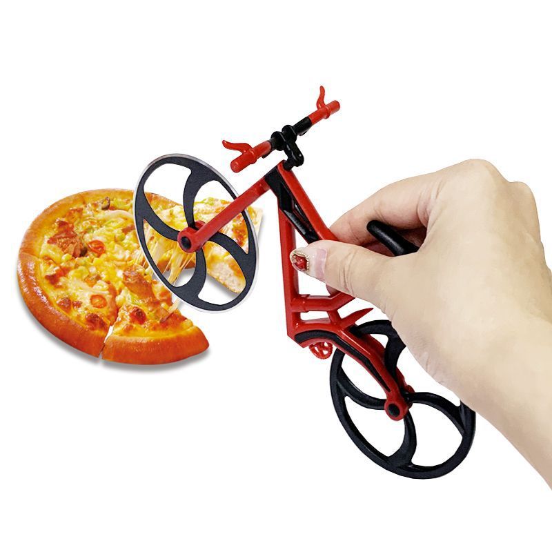 Color Bicycle Shaped Pizza Cutter