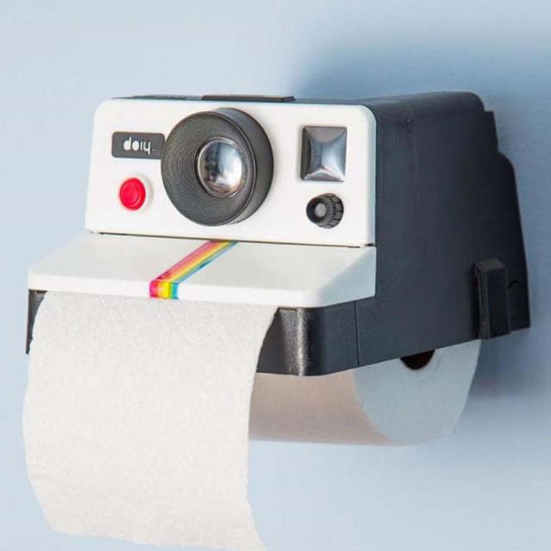 Retro Polaroid Paper Towel Holder