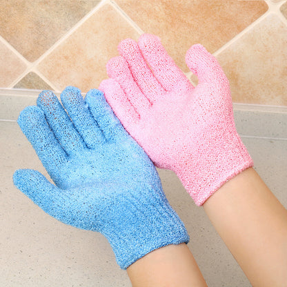6pair Bath exfoliating gloves