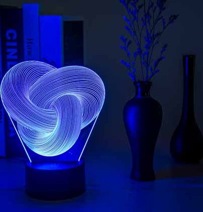 LED Twist Illusion Night Light