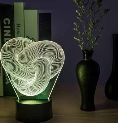 LED Twist Illusion Night Light