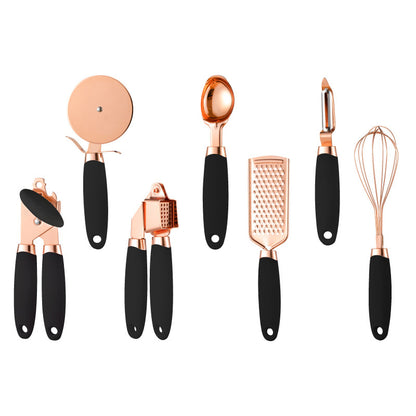 7piece Kitchen Copper Plating Peeler Set