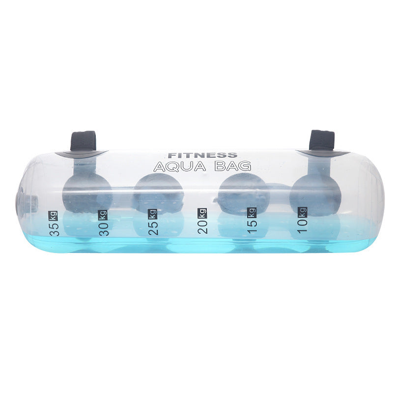 Transparent Cylindrical Weight-lifting Water Bag