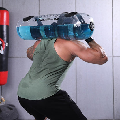 Transparent Cylindrical Weight-lifting Water Bag