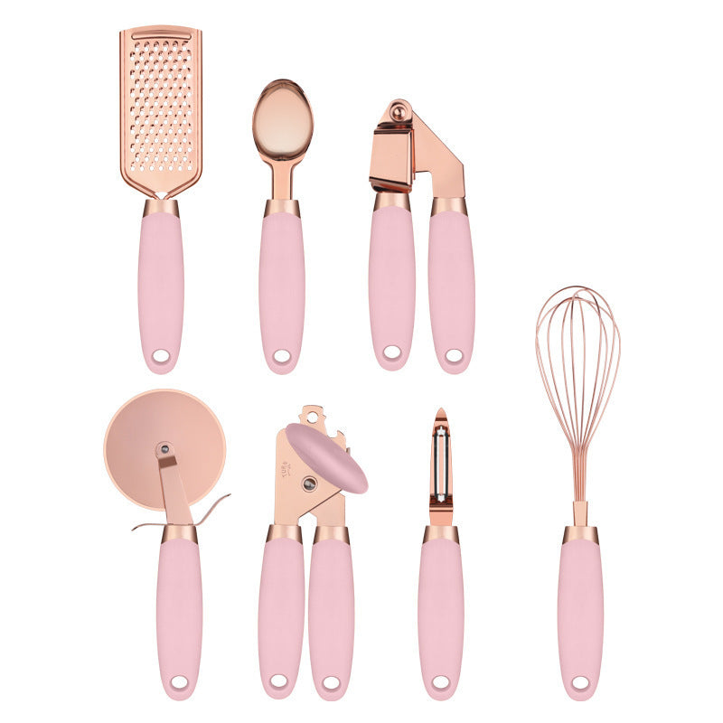 7piece Kitchen Copper Plating Peeler Set