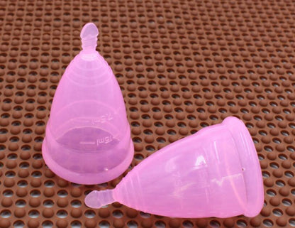 2pc Women Menstrual Cup Set