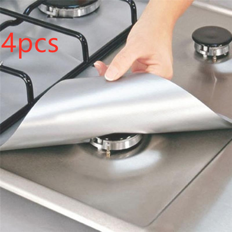 4pcs Reusable Gas Stove Protective Cover