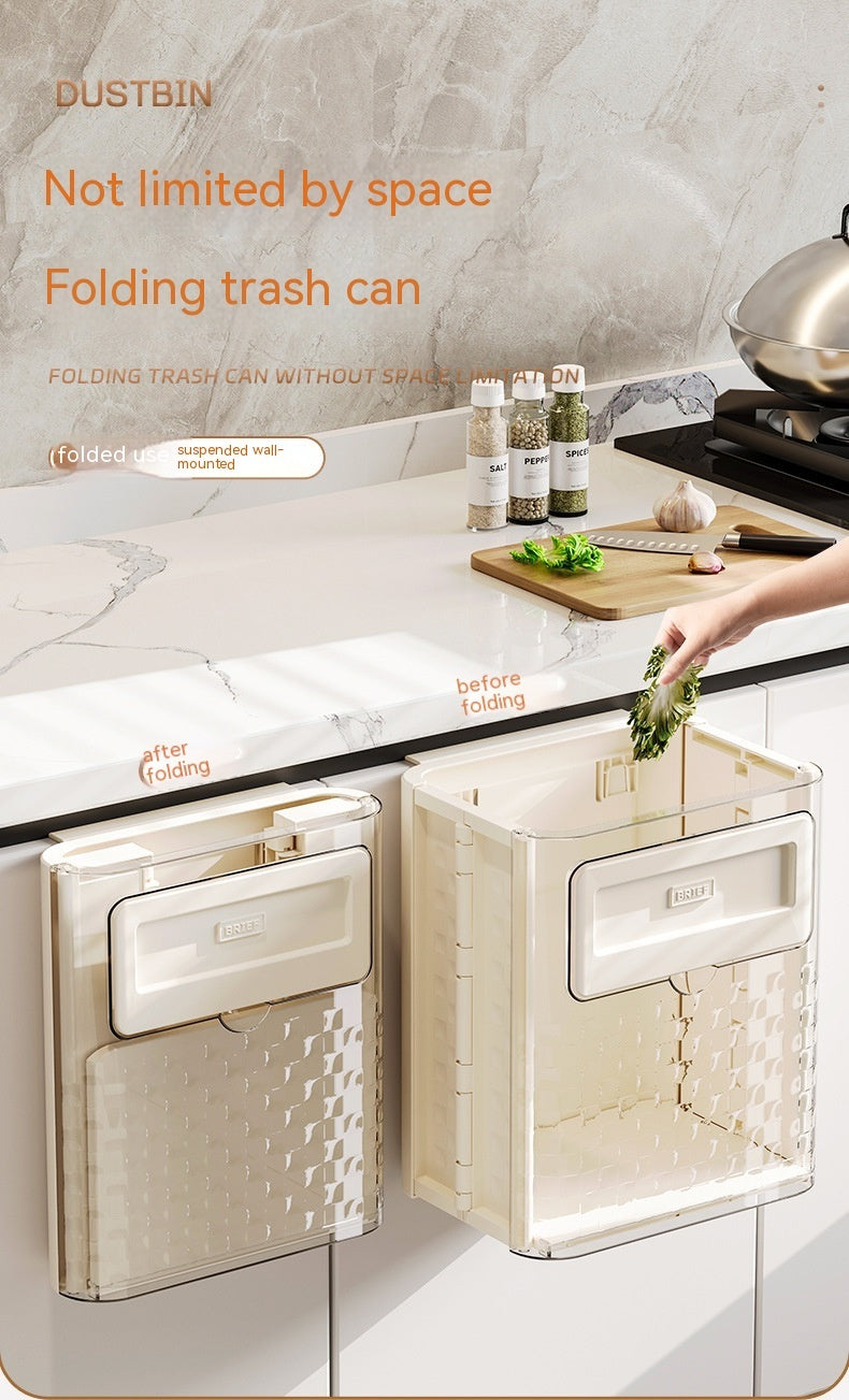 Hanging Foldable Kitchen Trash Can