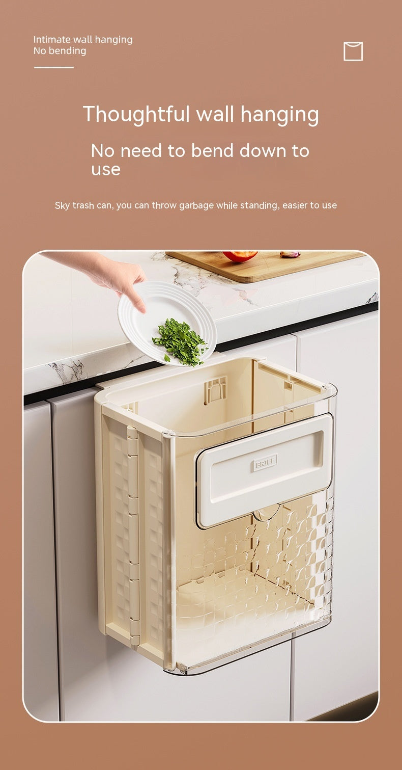 Hanging Foldable Kitchen Trash Can