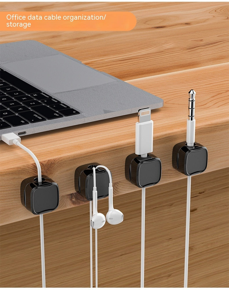 6piece Magnetic Cable Organizing Clips