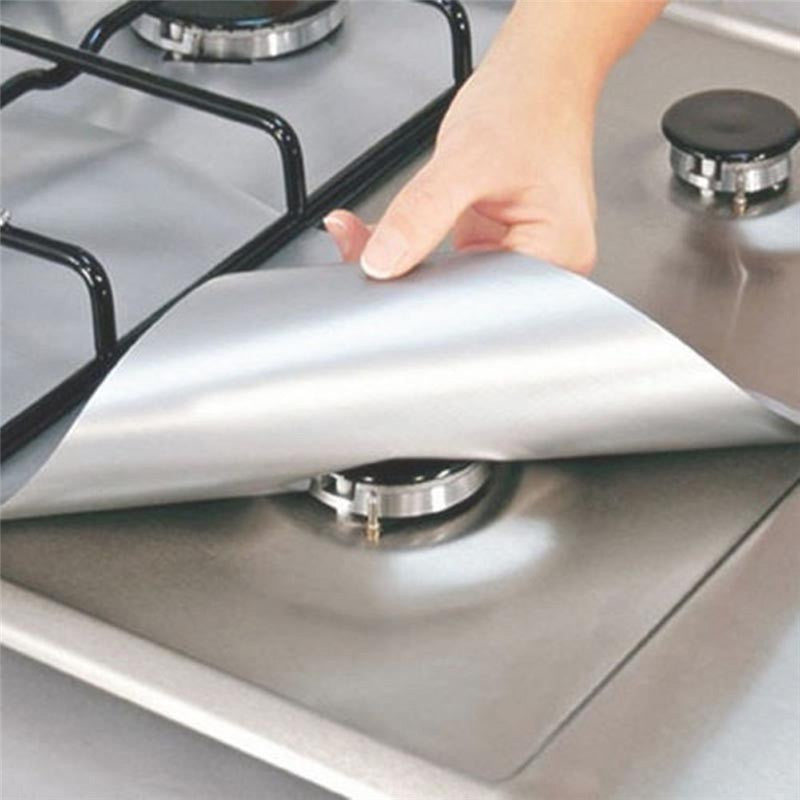 4pcs Reusable Gas Stove Protective Cover