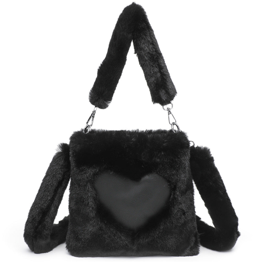 Women Fluffy Shoulder Bag