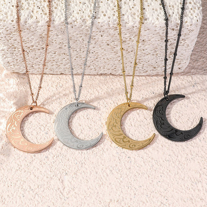 Fashion Half Moon Necklace