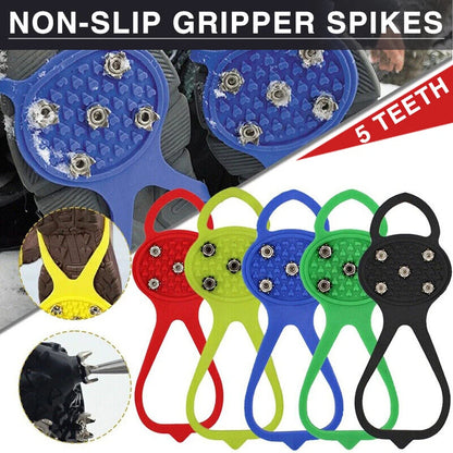 2pair Non-Slip Snow Studs Boot Grip Spikes