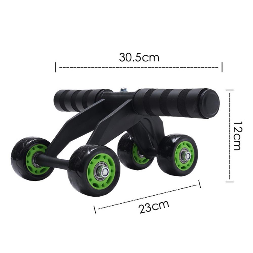 Abdominal roller with wheels