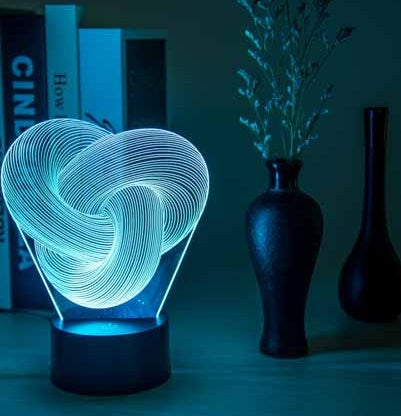 LED Twist Illusion Night Light