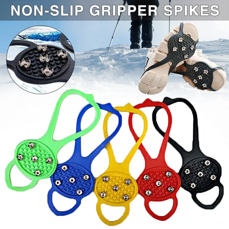 2pair Non-Slip Snow Studs Boot Grip Spikes