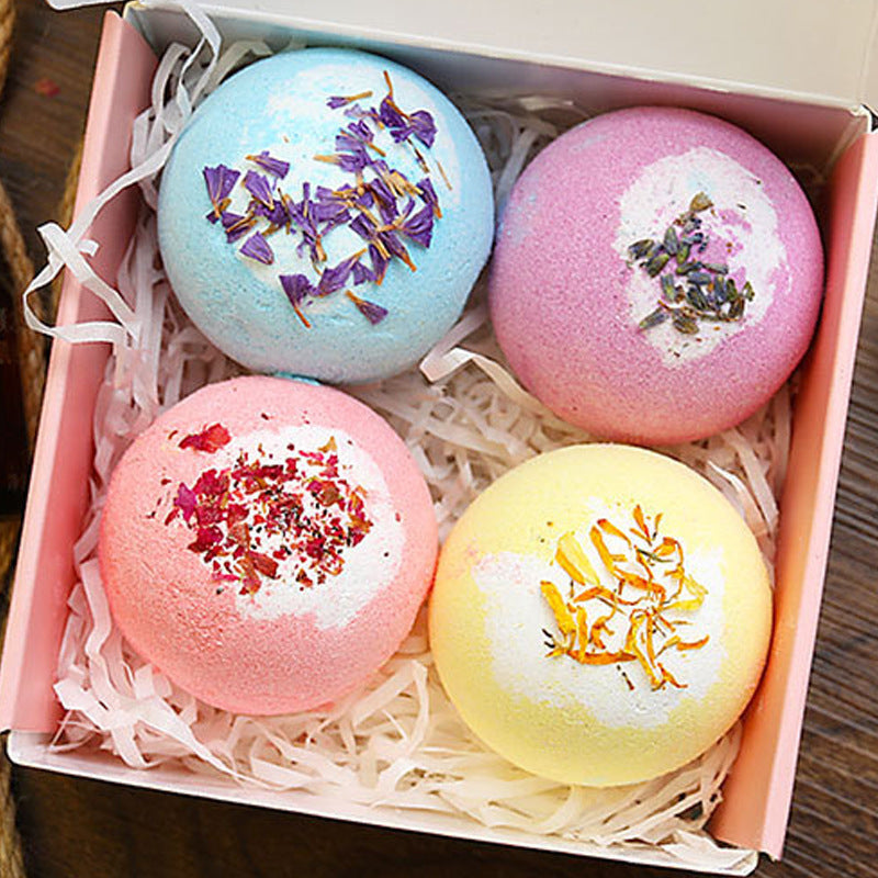 4pcs Fragrant Bath Bomb Set