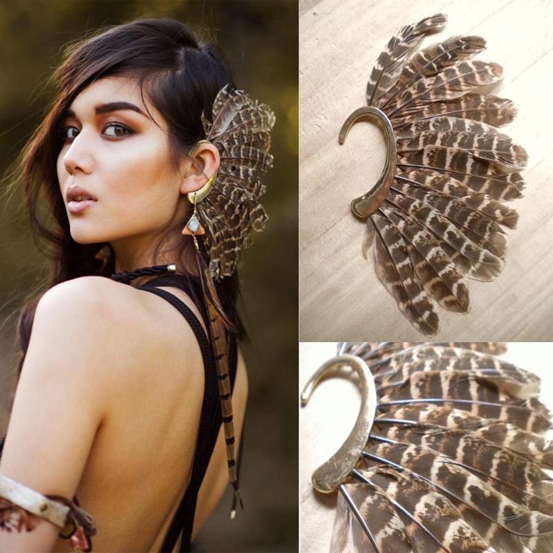 Feather Fashion Ear Clip Accessory