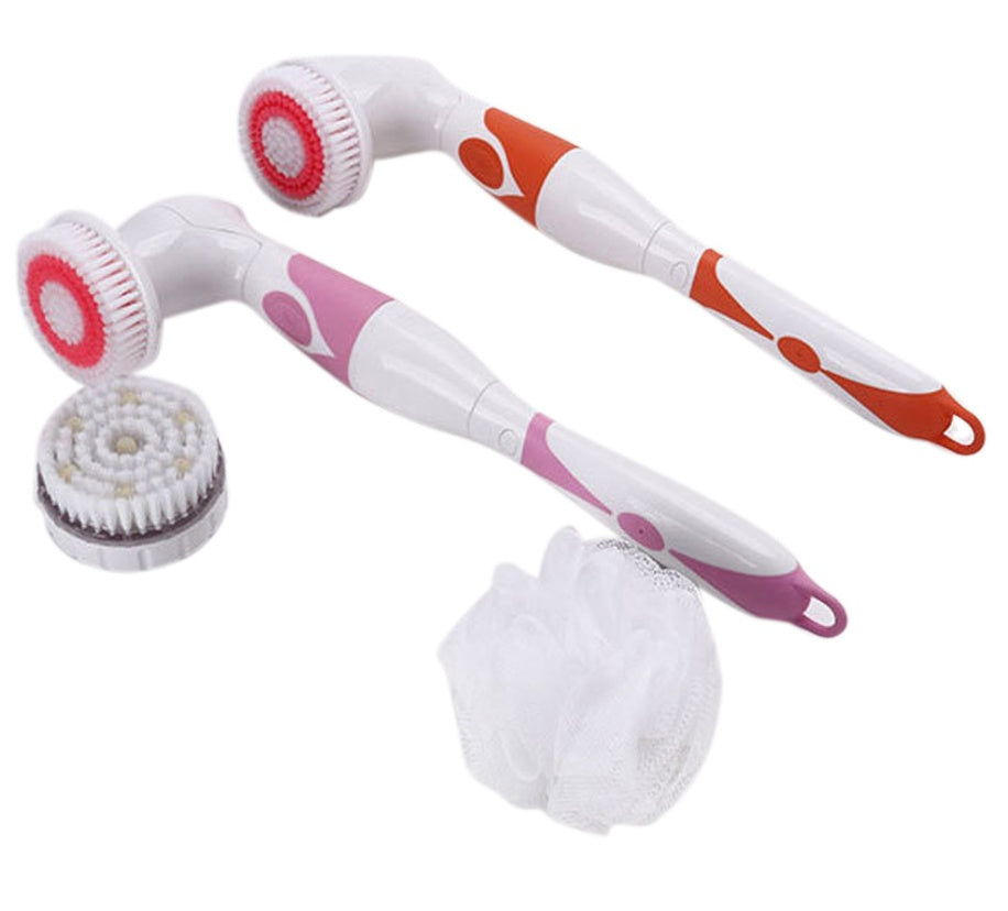 Electric bath back scrubbing brush