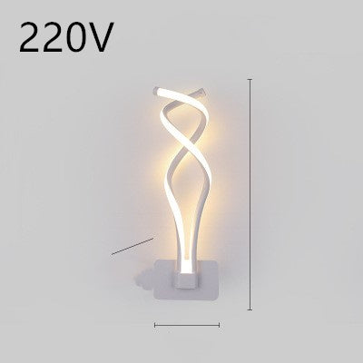 Minimalist LED wall lamp