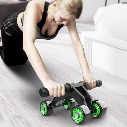 Abdominal roller with wheels